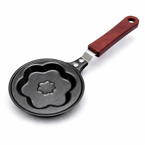 Image of Egg Fry Pan for Kitchen Lovely Cartoon Shape Mini Non-Stick Egg Frying Pan Omelets Pan Pancake Egg Fryer Skillet Fry Frying Pan Molds Cookware