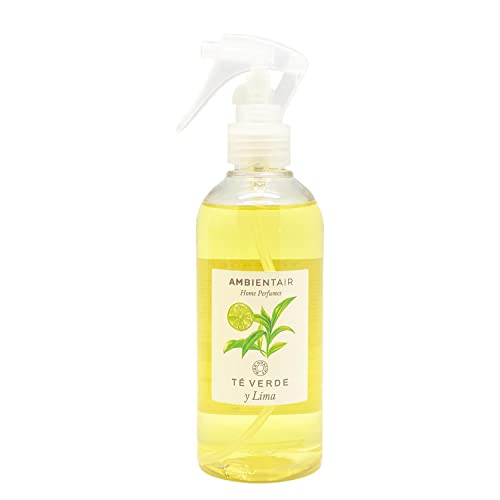Ambientair Home Perfumes Ambientador Té Verde y Lima - Difusor en Spray para Casa, Salón, Dormitorio o Baños