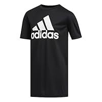 adidas boys Short Sleeve Aeroready Performance Logo Tee T-shirt T Shirt, Black, X-Large US
