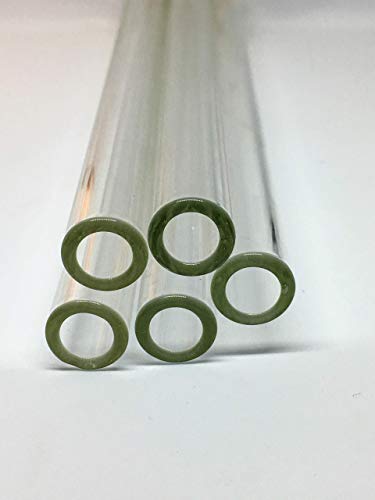 4 Inch Long 6 Piece Pyrex Glass Tubes 12 mm OD 2 mm