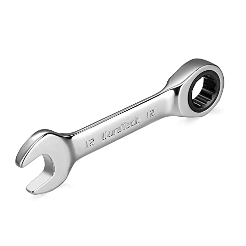 Duratech 12Mm Stubby Ratcheting Combination Wrench, Metric, Crv #TOP18