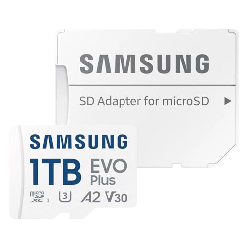 Image of Samsung 1TB EVO Plus Gen2 Micro SD Memory Card with Adapter