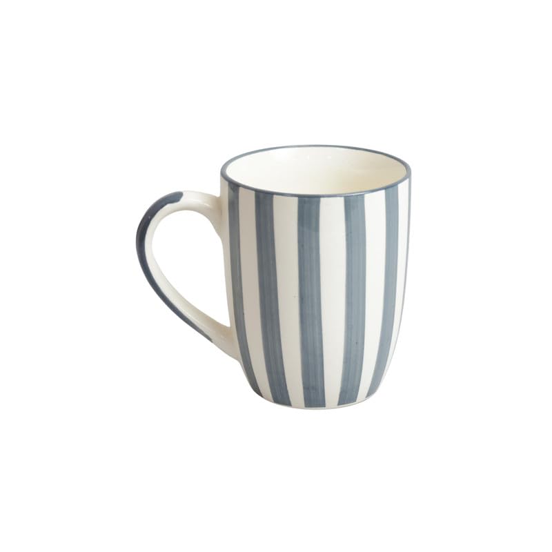 Image of Saras Aajeevika 2 Pc Handmade Ceramic Large Coffee Mug - 400ml |Jumbo Milk Mugs for Gifts Tea Cup Set Kitchen Dining - Mircowave & Dishwasher Safe Ideal for Daily Use & Wedding Return Gift Items