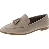 Steve Madden Colorado Tan Squared Toe Slip On Tassel Loafer Dress Flats Shoes
