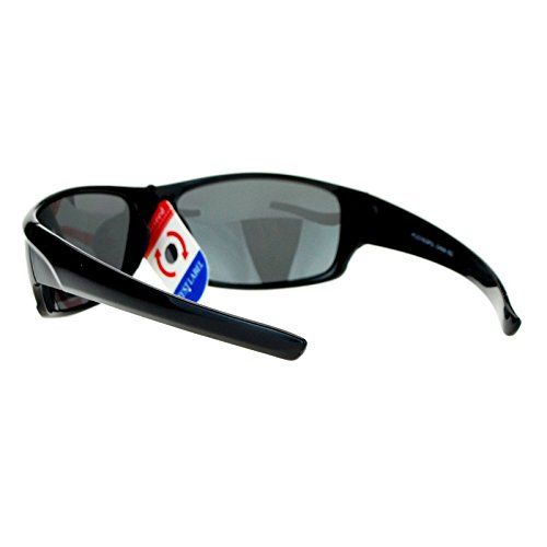 PASTL Mens Polarized Lens Sunglasses Oval Rectangular Wrap Sports Fashion3