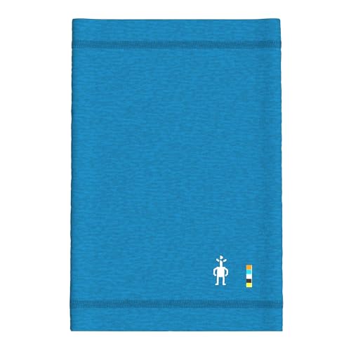 Smartwool Unisex Kid Thermal Merino Neck Gaiter (Little Kids/Big Kids) Nival Blue Heather SM/MD