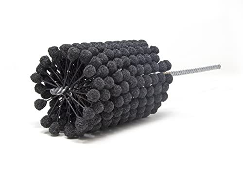 Image of Brush Research GBD33460BC FLEX-HONE, 3-3 /4 inch (95mm) Diameter, 60 Grit, Boron Carbide, for Medium to High Carbon Steels and Heat-Treated Steels to 50 Rc