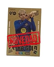 Genérico Carta LAMINE YAMAL Extra Gold 2025 2026 Top Jóven Mundial 25 26
