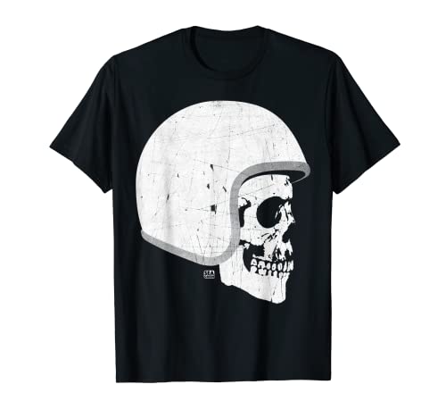 Vintage Cafe Racer Motocicleta Biker Camiseta