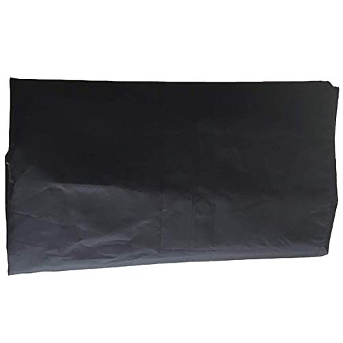 Moligh doll Outdoor Garden Riding Lawn Mower Cover, Waterproof Heavy Duty Lawn Tractor Cover with Storage Bag, Black, L(182X111X116)