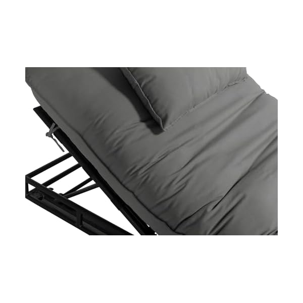 Hartman Emma Loungebett Grau/Schwarz