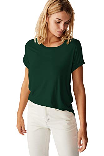 Image of Fabricorn Combo of Plain Color Stylish Up and Down Cotton Tshirt for Women