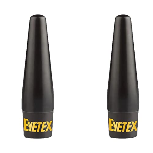 Eyetex Kajal Stick Black, Matte Finish, Irritation-Free, Natural Pigments & Waxes, Popular for over 80 years (Pack of 2 Black)
