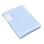A4 Size File Document Folder Display 30 Pages Presentation Book for Artwork Portfolio Binder with Plastic Sleeves, Pocket Folder with Clear Sheet Protectors,Document Organizer, 1 Pack(Blue)