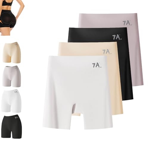 Choosemuc Ice Silk Panties, 3-In-1 Panties Women High-Waist & Butt-Lifting Ice Silk Underwear, Tummy-Control Seamless Pants