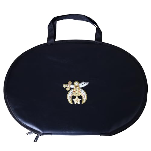 Image of Masonic Shriner Chain Collar Case Soft Padded Lining with Hand Made Logo