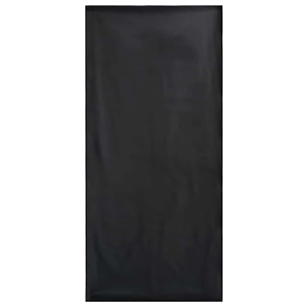 Außenstuhl Handtücher Set 2 Stück Schwarz 130 x 60 cm Polyester schnelltrocknend saugstark rutschfest für Garten Terrasse Pool Spa