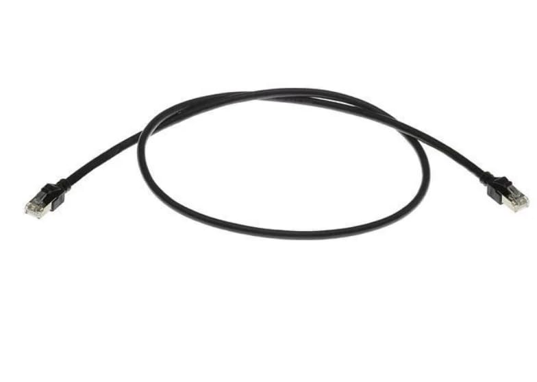 09459711124, Ethernet Cables/Networking Cables CAT5 IP20 Patch CABL Black Sheath 3.0m