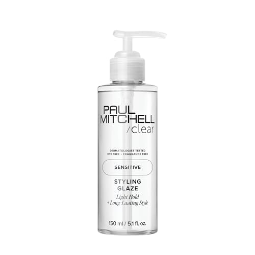 Paul Mitchell Clear Styling Glaze, Fragrance Free, For Sensitive Scalp + Skin, 5.1 fl. oz