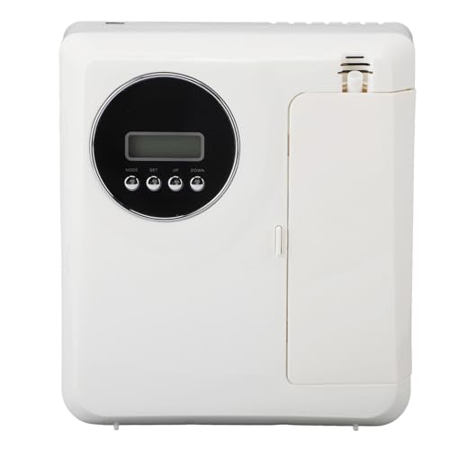 Rengue Slimme Aromatherapie-diffuser Wandgemonteerde Waterloze HVAC-geurmachine met Koude Luchttechnologie en Timer voor Hotel Thuis Spa Kantoor Grote Kamer (EU-stekker 110-220V)
