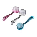 gesichtsbürste Griffdesign zum festen Greifen.