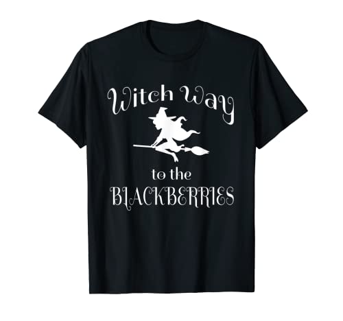 Photo de Halloween Pun Witch Way to the Blackberries T-Shirt