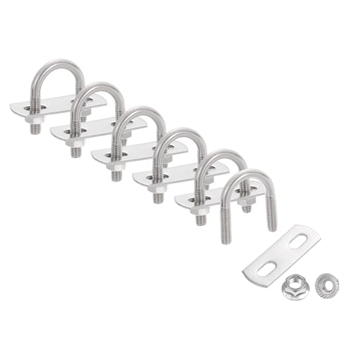 uxcell 6Zbg 11/16C` Ci[ChEhU{g 1-1/2C` 304XeXX`[ U{g tWZpibgt g[[pt[v[g ԗp (18mm x 37.5mm)