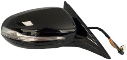 #122 8th Gear Black Right Passenger Side Mirror Compatible with Mercedes S400 S500 S550 S550e S560 S560e S63 S65 AMG 2014 2015 2016 2017 2018 2019 2020 S 400 S 500 S 550 S 550e S 63 S 65