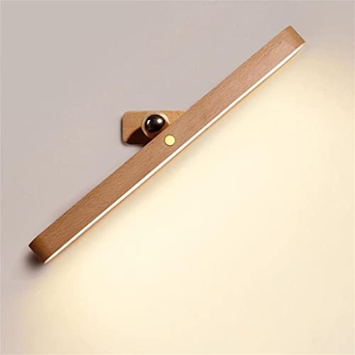 Miroir en bois à LED applique murale avec angle réglable pivotant - 6