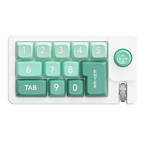 Clavier numérique gamer 12 touches mécanique filaire vert pour PC