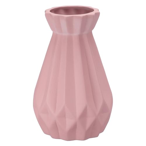 PATIKIL Flower Vase, Ceramic Vases for Flowers Minimalist Floral Vases Flower Arrangement Table Centerpieces for Home Room Decor Pink