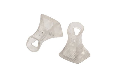 PRO 11 WELLBEING Womens High heel protectors for Stiletto heels helps protect shoes and stops shoes sinking in to grass and marking floors (Medium Clear)