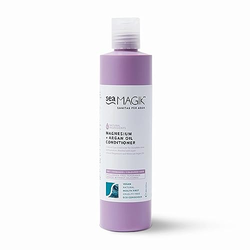 Sea Magik, Argan Oil Conditioner with Magnesium and Organic Seaweed, Hydrates Dry Hair and Scalp to Restore Shine