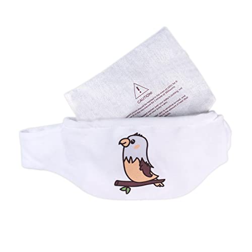 Image of Organic Natural Cotton Baby Flaxseed Heating Pad for Newborn Portable Microwavable GOTS Certified Infant Toddler Tummy Relief Belt
