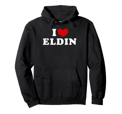 I Love Eldin, J'Aime Eldin Sweat à Capuche