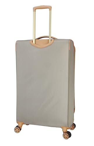 Image of Dockers Seahorse Softside Expandable 8-Wheel Spinner Travel Checked Luggage, 28-Inch, New British Khaki