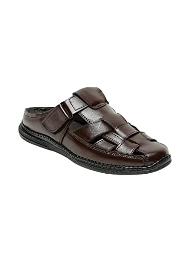 Teakwood Genuine Leather Casual Sandals & Slippers Footwear for Men (Black, 41) (B09K55DR44) Amazon Price History, Amazon Price Tracker