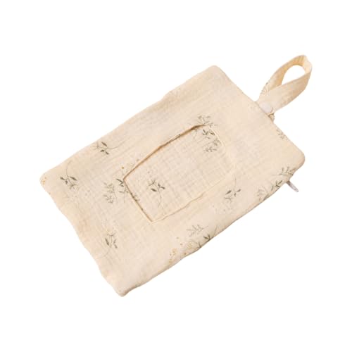 KMGDM Baby Wipe Holder Portable Wipe Dispenser Strollers Storage Bag Container Double Layer Travel Carry Case for Diapers