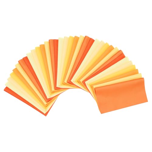 Tissu en coton orange pour couture et décoration créative DIY PATIKIL