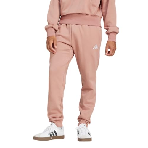 adidas Calça masculina Essentials Feel Cozy French Terry, Argila quente/branca, GG