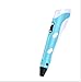 Produktbild 4 Farb-3D-Stift Für Kinder Und Erwachsene, 3D-Druck Zeichnung Drucker Stift Für Kunsthandwerk DIY, Kinder Malen Spielzeug Für Geschenk: Rosa, Gelb, Blau, Lila,Blue