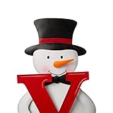 Nosqew - Decoraciones al aire libre de Navidad doble cara HOHOHOHO Panel de enano de Navidad con estacas de metal, decoración de césped, vacaciones festivas para jardín, material de hierro 32 cm