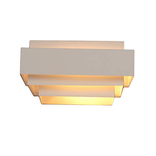 Applique murale métal blanc moderne E27 résout le manque de lumière de l'allée