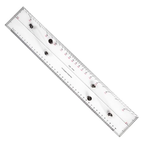 Règle parallèle marine de 45 cm avec échelle claire haute fidélité