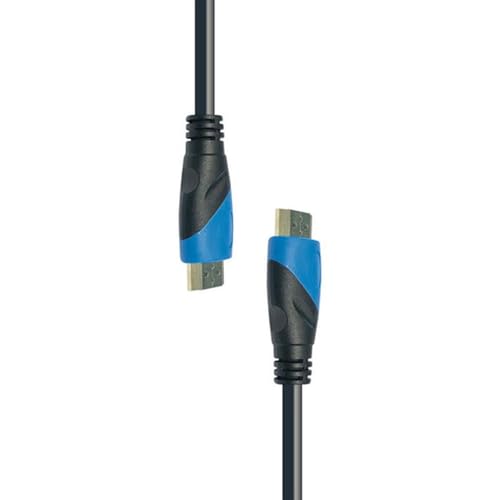 Brightium Cable HDMI 2.0 macho-macho de 5m, resolución 4K, ideal para conexión de dispositivos multimedia y transmisión de video de alta definición.