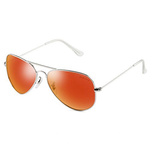 Image of grey jack Polarized Aviator Sunglasses lightweight Stylish Glasses for Men Women UV Protection S110102