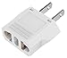 European to US Plug Adapter - Australia, China, Italy, Switzerland, Europe to USA Travel Adapter - Fireproof, Safe, Easy to Use Outlet Converter