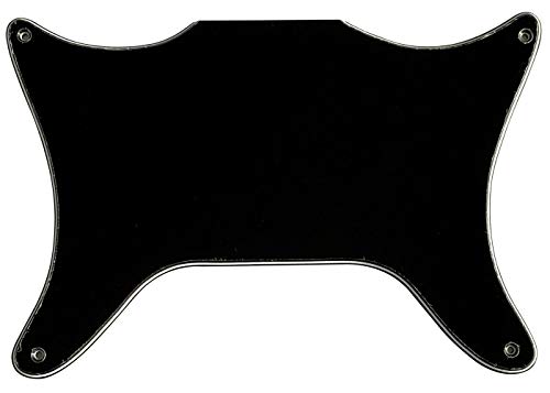 ギターピックガード Fits '62-'69 Kalamazoo Coronet Model Style 3層構造 ギター保護 保護フィルム付き (3プライブラック)