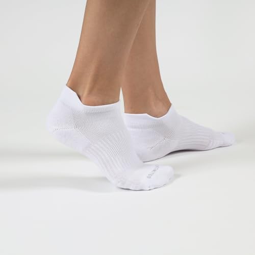 FOOTNOTES Athletic Ankle Socks – Breathable, Cushioned, Protective Heel Tab3