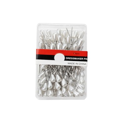 Japanese Hand Sewing Notions - Little House Japanese Glass Head Pins in Glass Bottle